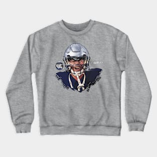 Damien Harris New England Platinum Crewneck Sweatshirt